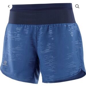 Salomon XA Trail Running Shorts 5” Inseam blue